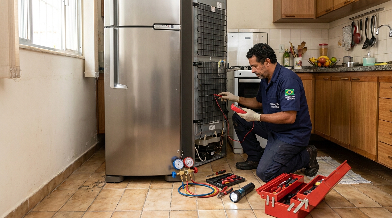 Manutenção na refrigeração em Santa Maria-RS